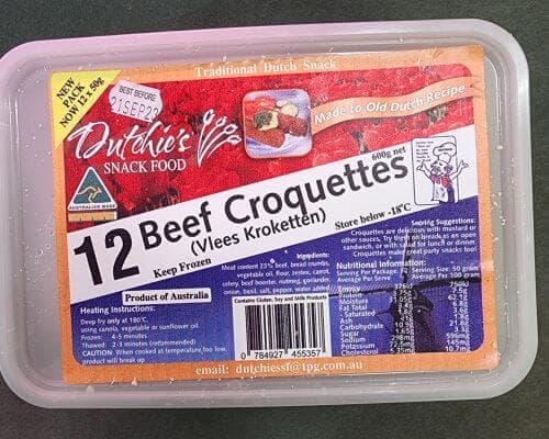 Dutchies Beef Croquettes