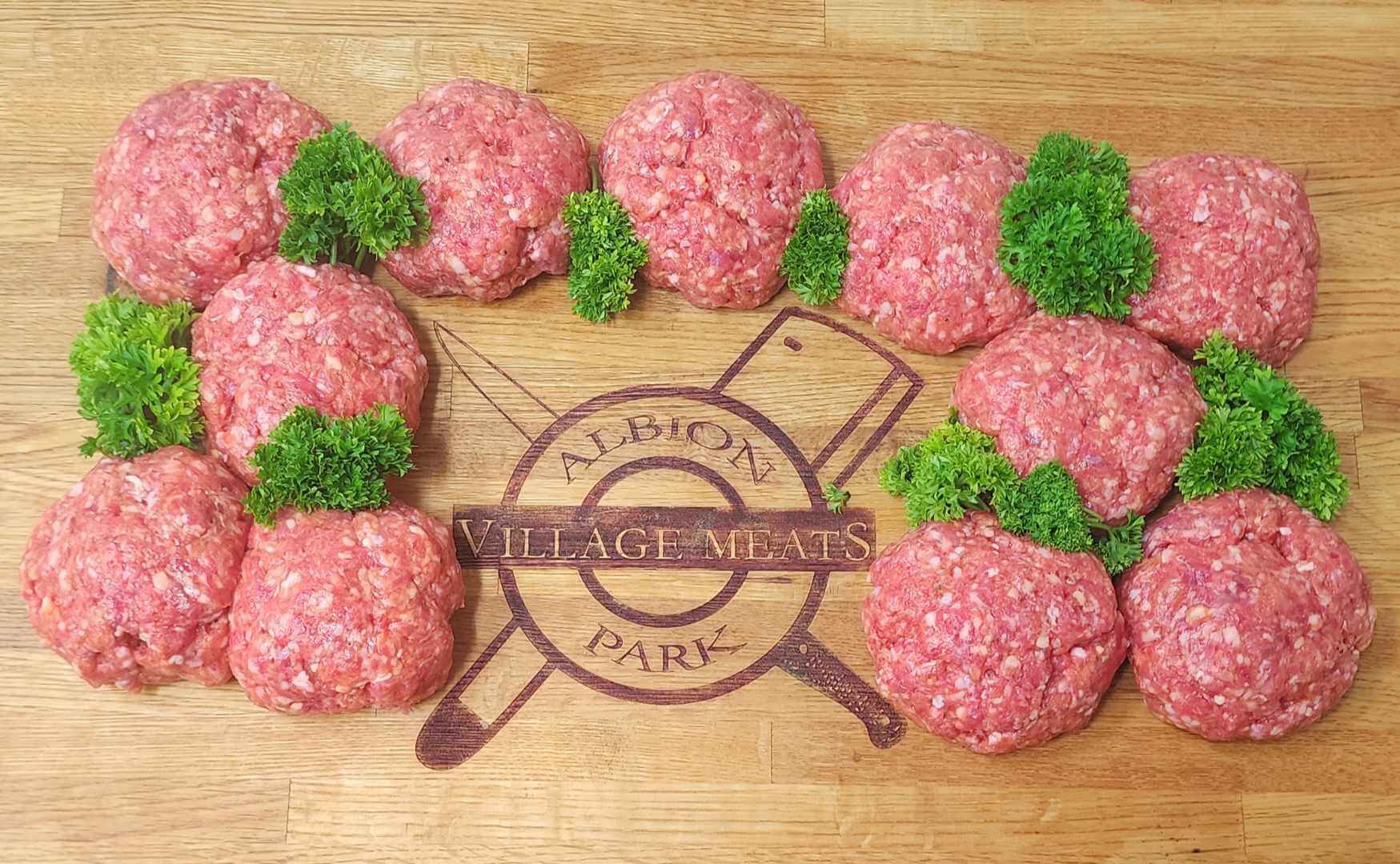 LAMB & CARAMELISED INION BURGERS